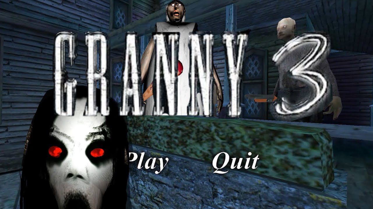 Granny3 Revenge！この家族強すぎるｗｗ呪われた家で死闘するホラーゲーム【GRANNY3】絶叫あり