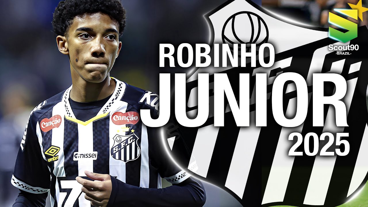 Robinho Jr 2025 - Dribles, Assist&ecirc;ncias & Gols pelo Santos | HD