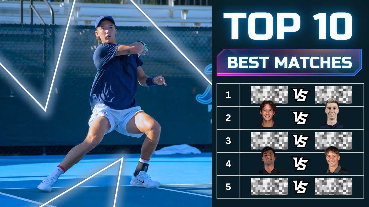 Top 10 BEST MATCHES at the 2025 ITA Men's All-American Championships
