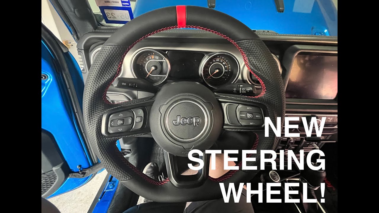 Flat Bottom Wrangler / Gladiator Steering Wheel Swap