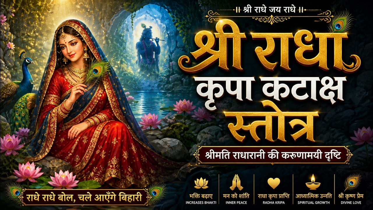 Sri Radha Kripa Kataksh Strota | श्री राधा कृपा कटाक्ष स्तोत्र | श्रीमति राधारानी की करुणामयी दृष्टि