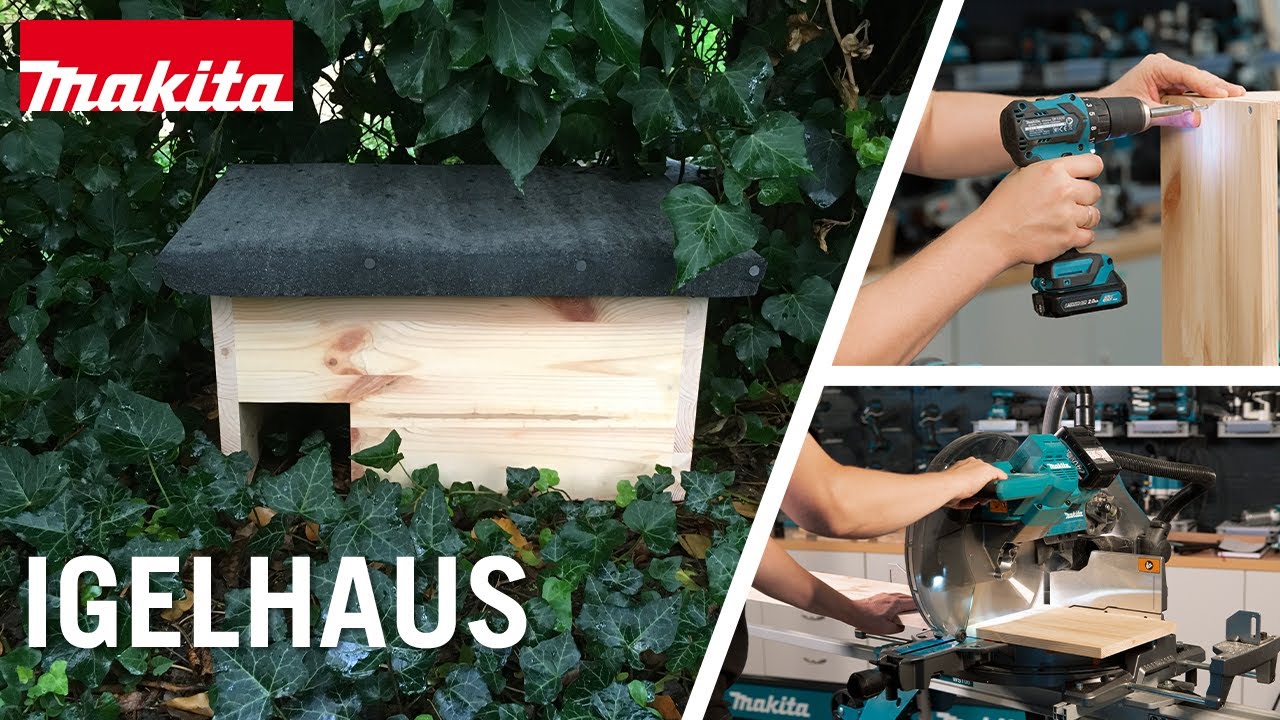 Tierisches DIY mit Makita - Igelhaus selber bauen | Anleitung