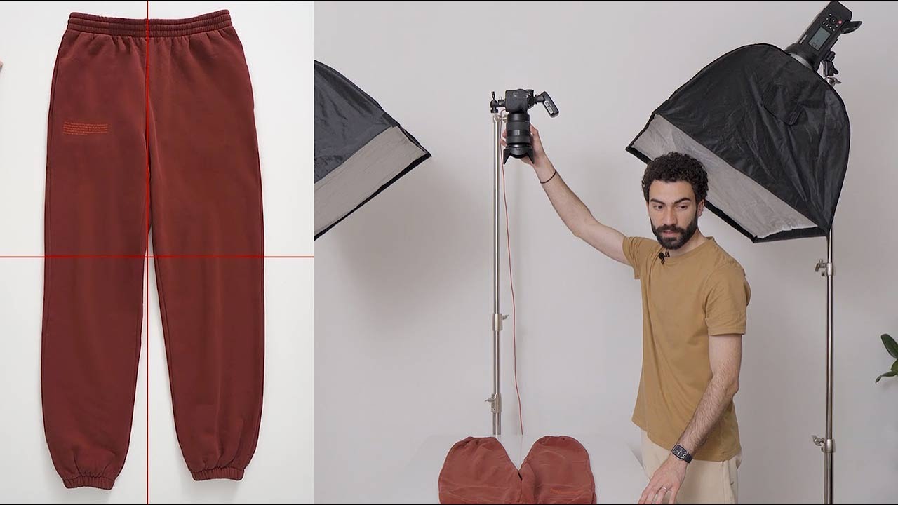 Flatlay-фотография одежды для электронной коммерции