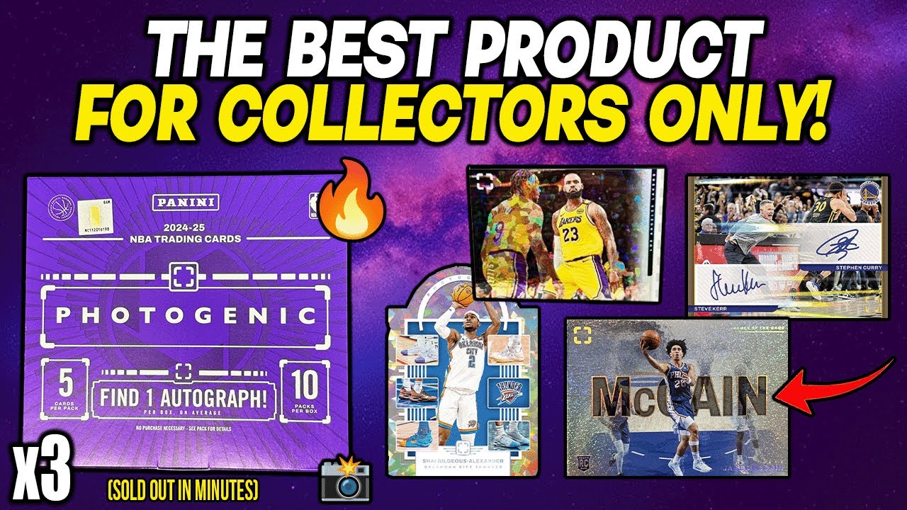 This is what the hobby needs... *BIG PULL* 2024-25 Panini Photogenic Basketball Hobby Box Review