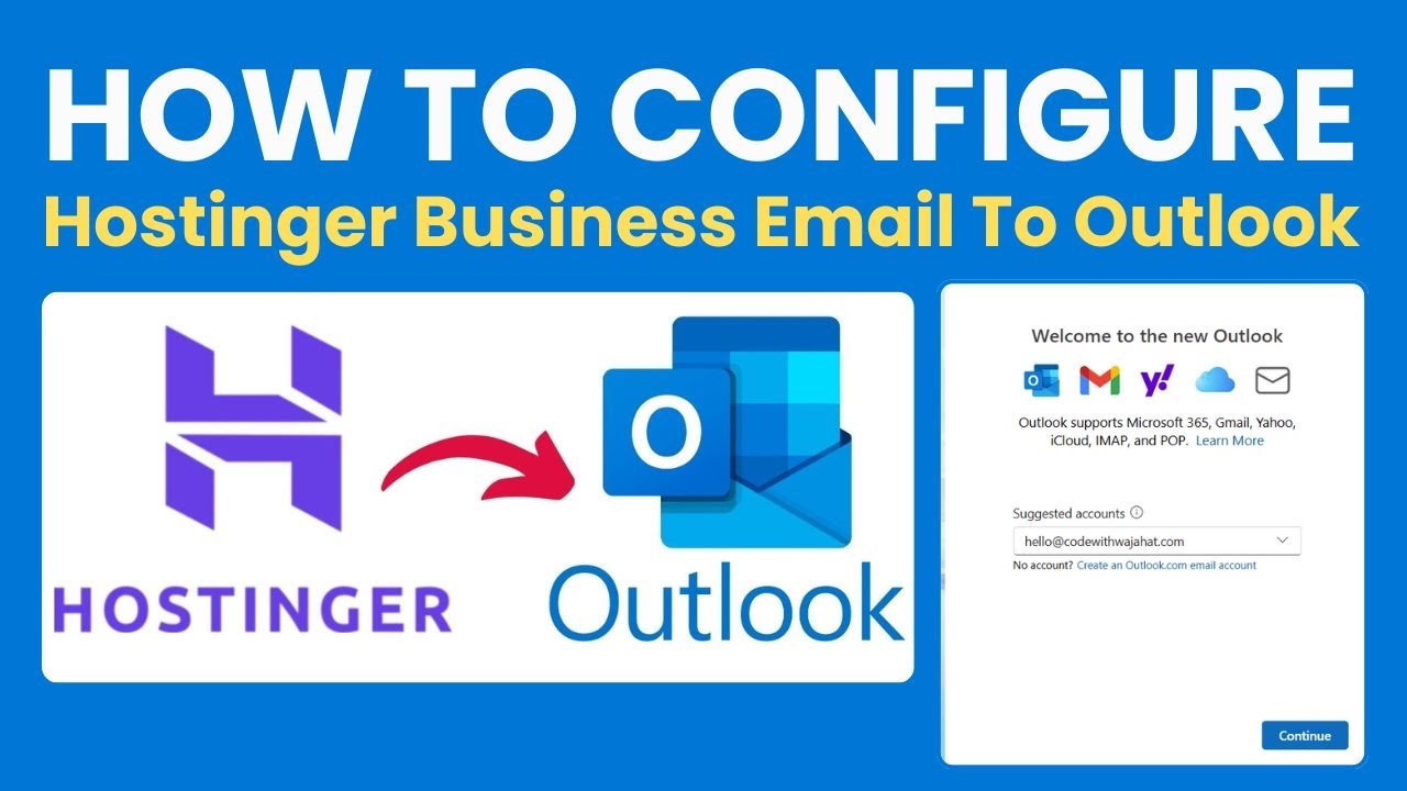 How to Connect Hostinger Business Email to Outlook 2025 | Configure Hostinger email Outlook