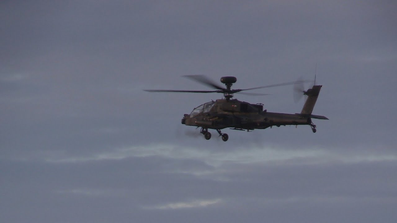 AH-64 ..APACHES ON HOLBEACH WEAPONS RANGE ..JTAC TRAINING..