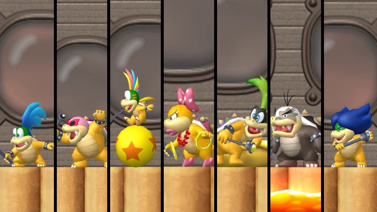 New Super Mario Bros. 3+ All Castles (Koopaling Battles)