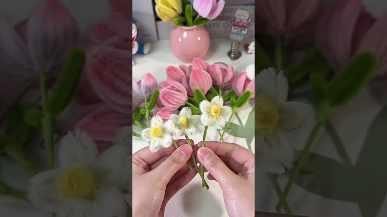 Цветок из проволоки для чистки труб своими руками #ручнаяработа #сделайсам #подарок #цветоксделай...