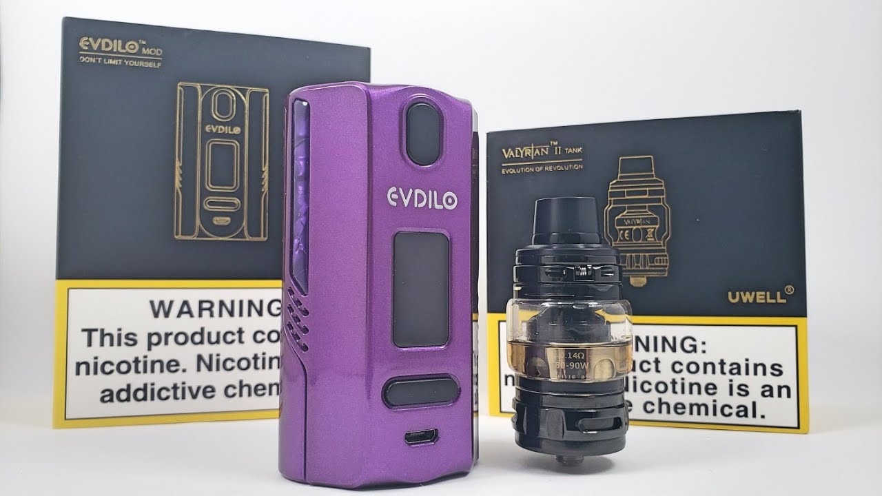 Обзор танка Uwell Evdilo Dual 21700 Mod + Valyrian 2