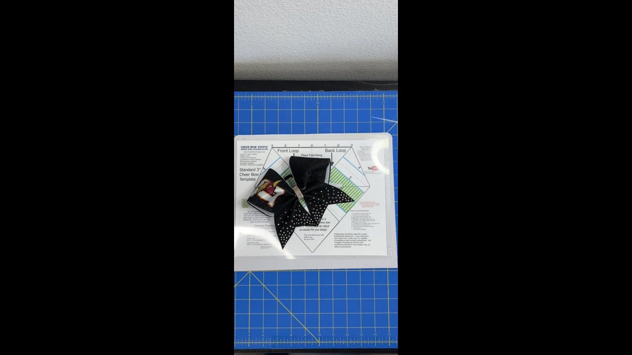 Cheer Bows With Instant Download Bow Template