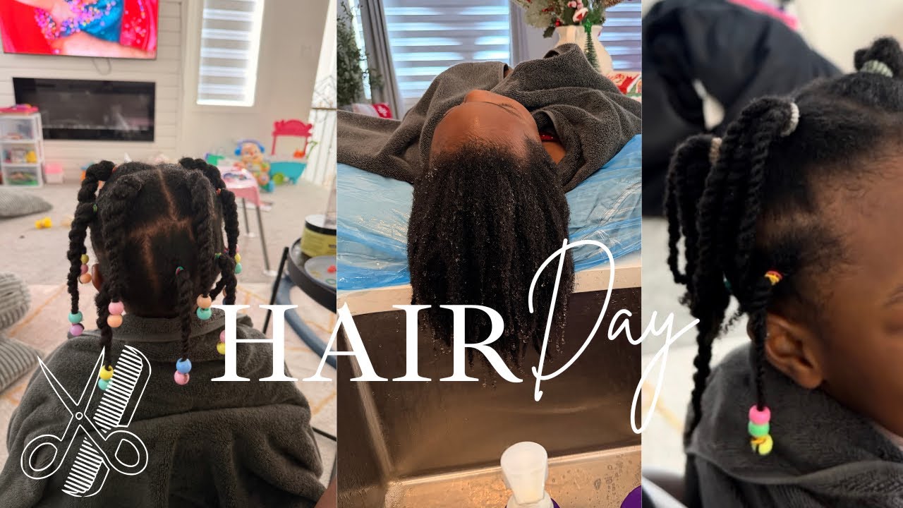 Tips for a smooth wash day | Kids natural hair care for healthy & moisturized 4C hair 