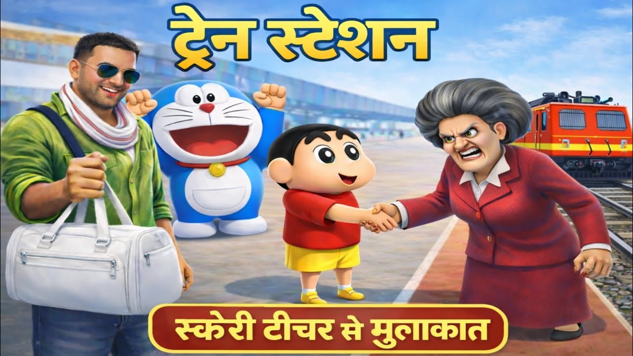 Train Station Par Scary Teacher Se Mulakat In Indian Theft Auto Simulator 🤗