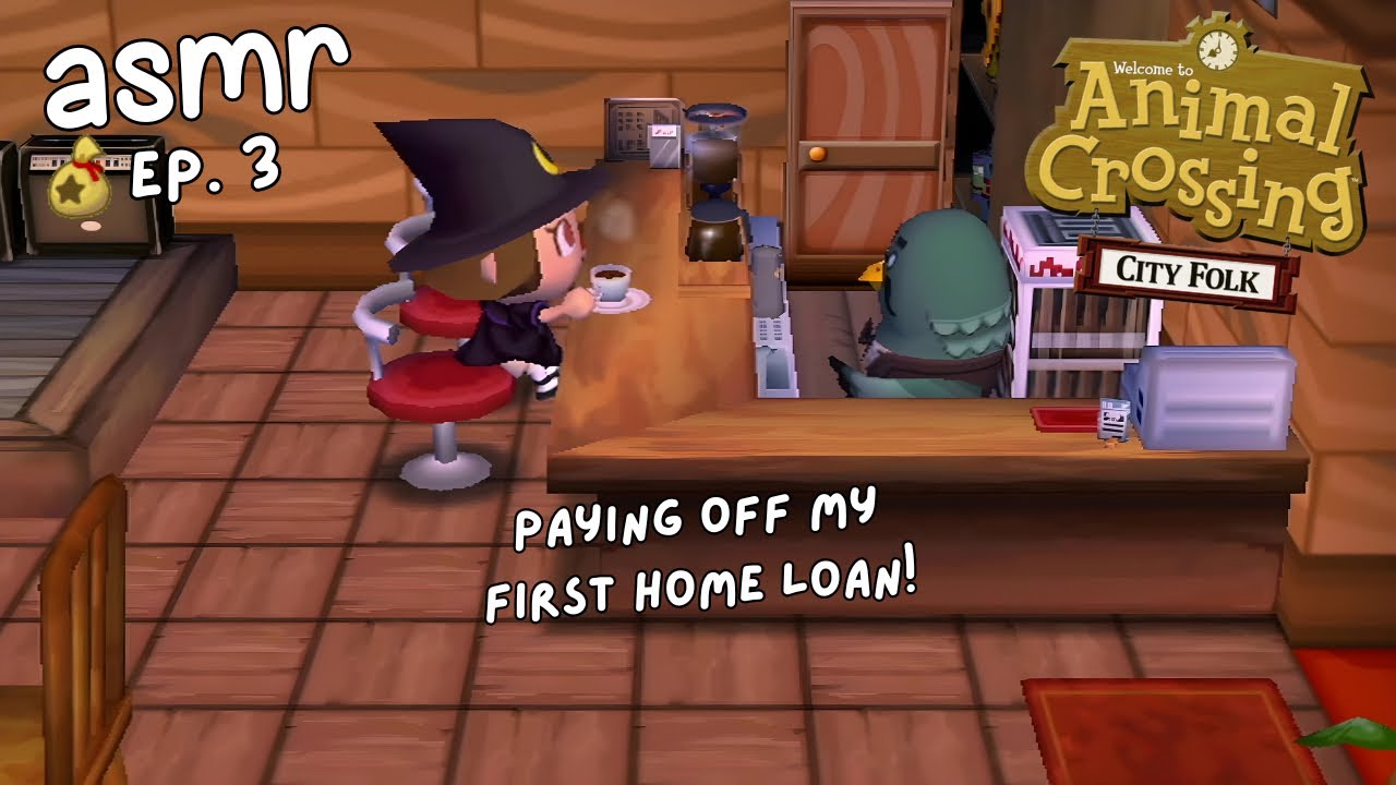 asmr 🌧 rainy day bug catching in animal crossing city folk! ep. 3
