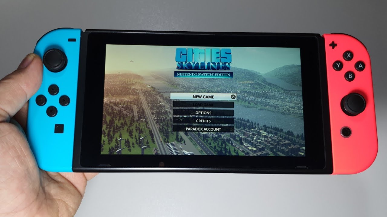 Cities: Skylines - Nintendo Switch Edition Nintendo Switch handheld gameplay