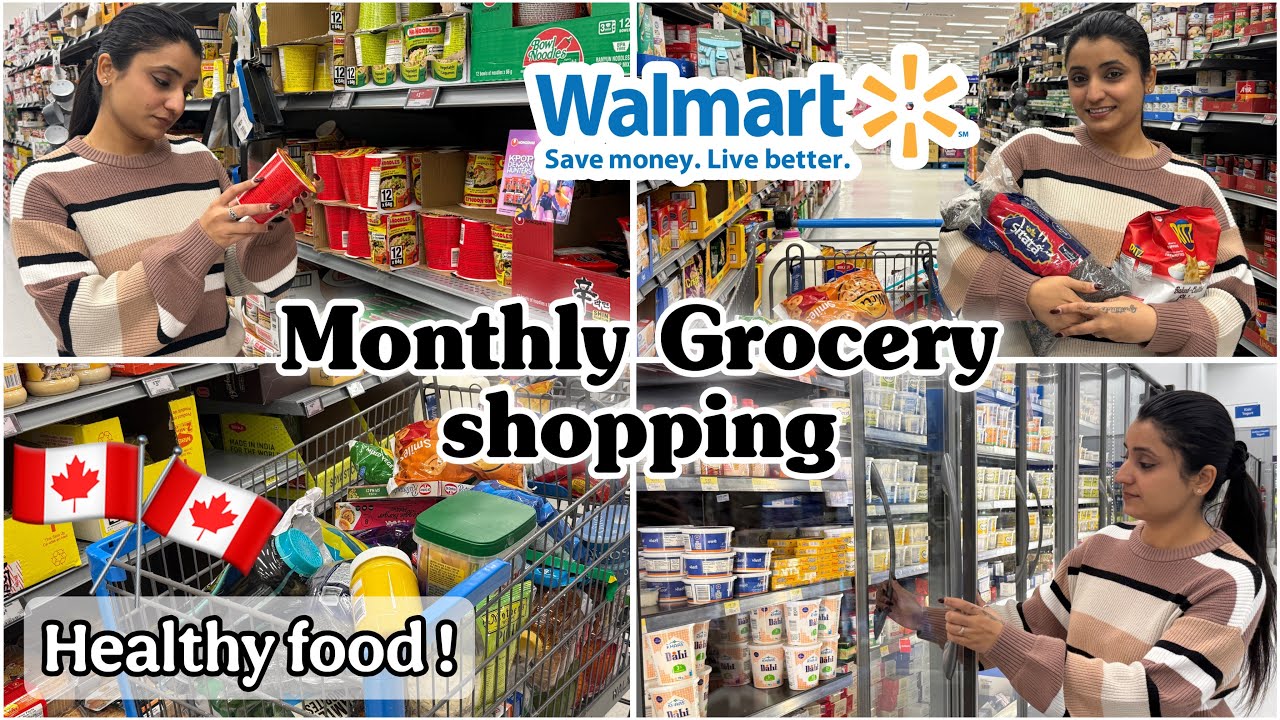 Monthly Walmart Grocery Haul in Canada | Healthy Food on a Budget 💸🥗 | 2026 | Cost | Calgary 🇨🇦