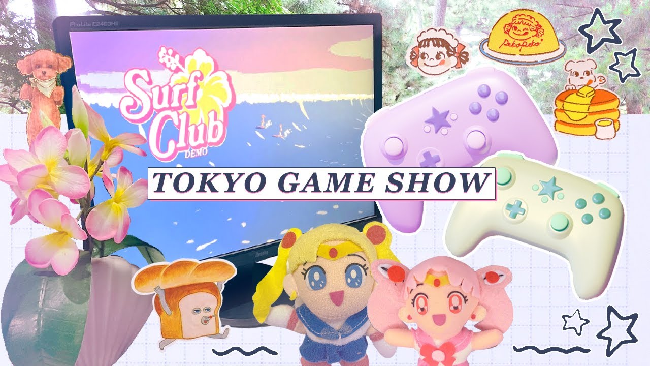 Showing my videogame in Japan! TGS vlog ⭐