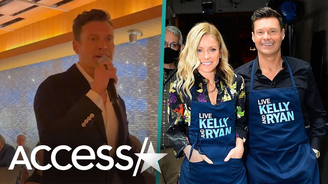 Ryan Seacrest's Emotional Goodbye Speech To 'Live!' Show Family