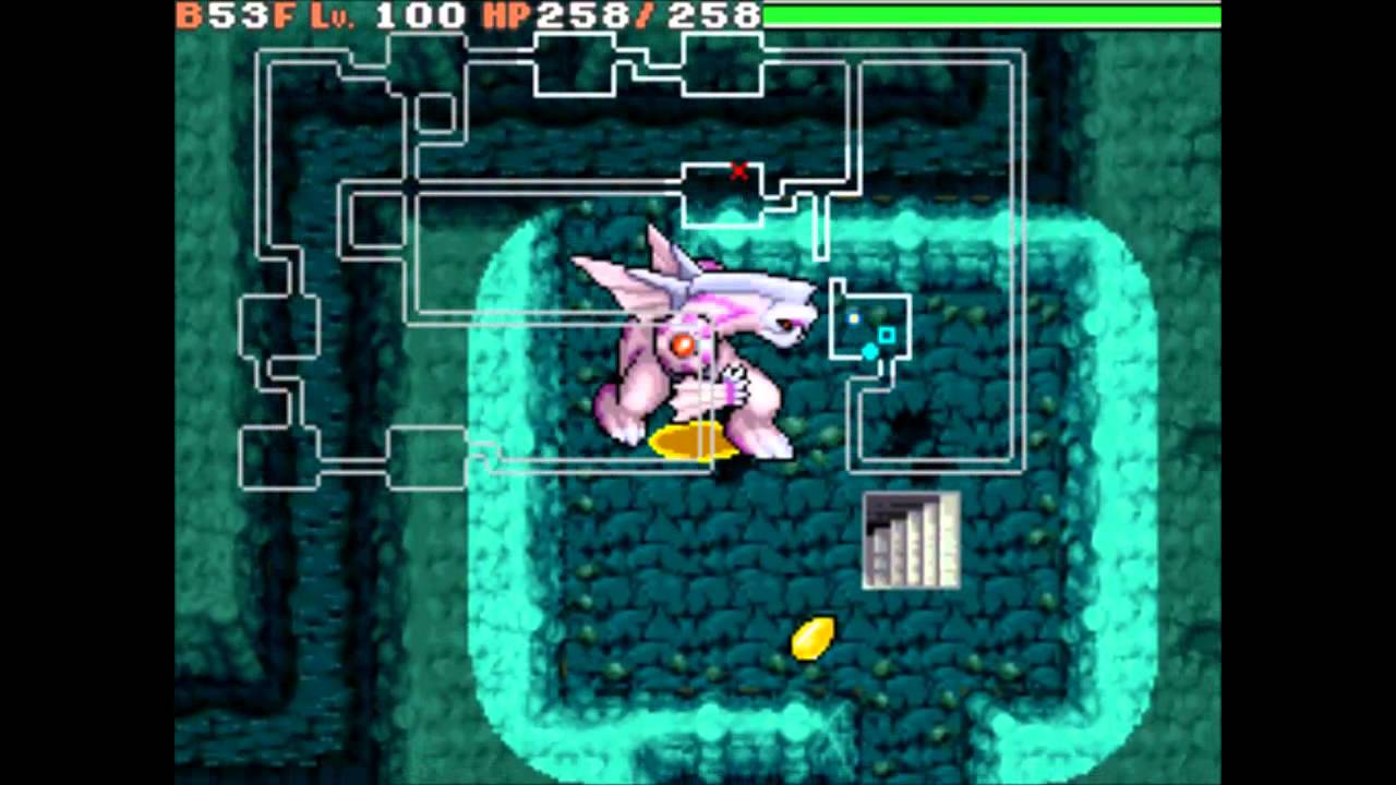 Pokemon Mystery Dungeon 2 - Zero Isle North Palkia Solo (no items, no money)