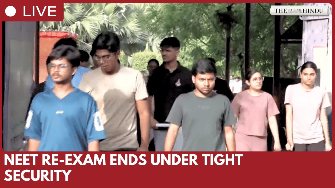NEET UG 2026 re-examination concludes amid tight security across India