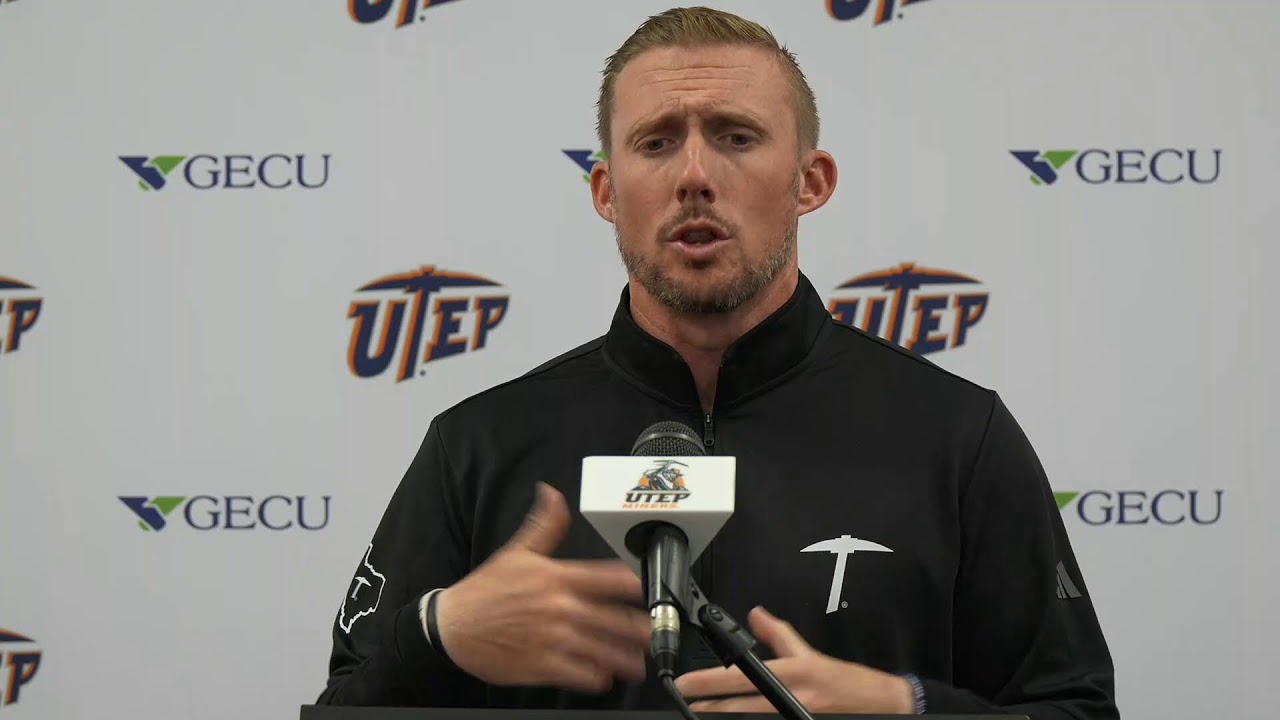 UTEP Football Press Conference - Week 3