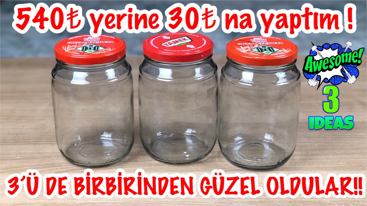 3 идеи DIY с большими стеклянными банками | рецикла