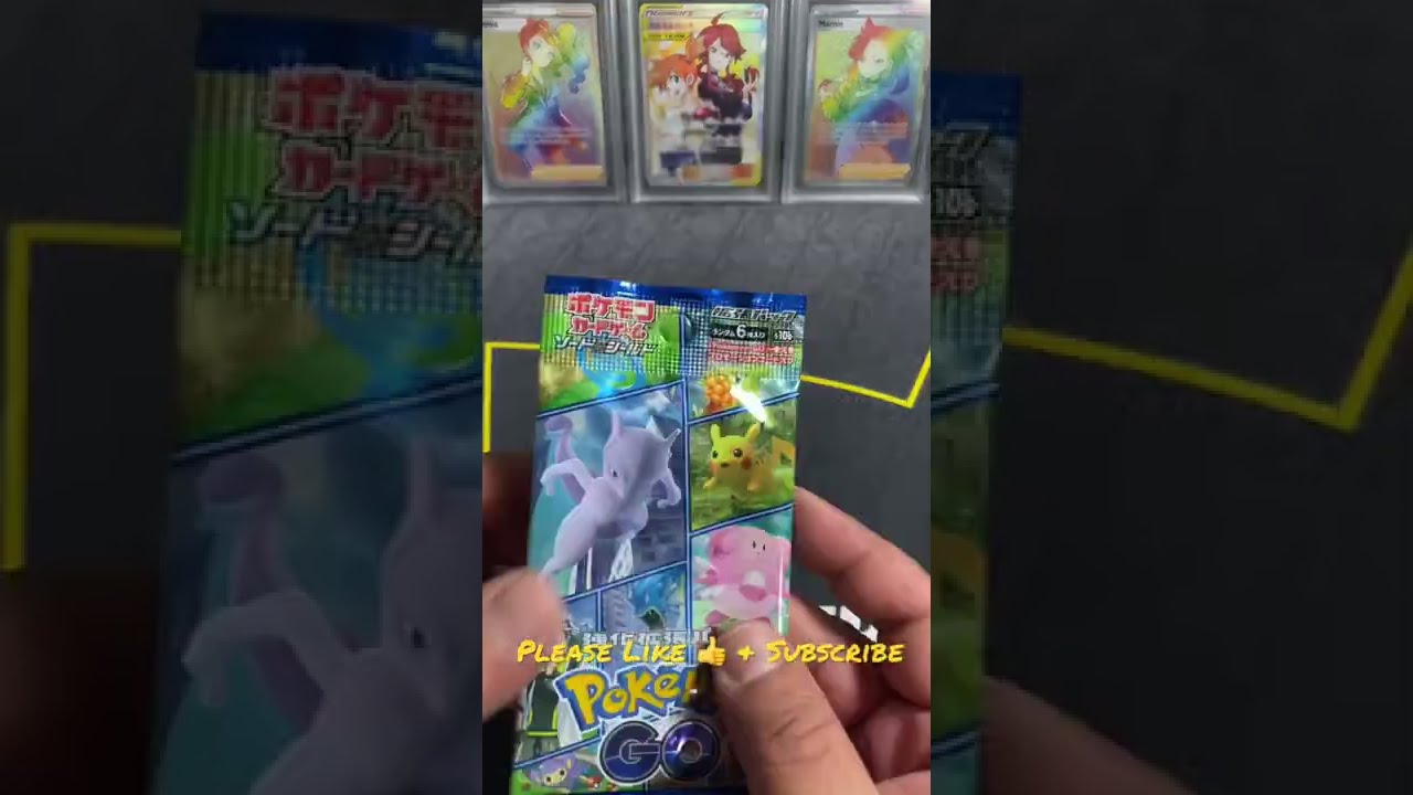 Pok&eacute;mon GO Pack Japanese Pok&eacute;mon Trading Card Game Opening #Pokemon #Pokemongo #short #unboxing