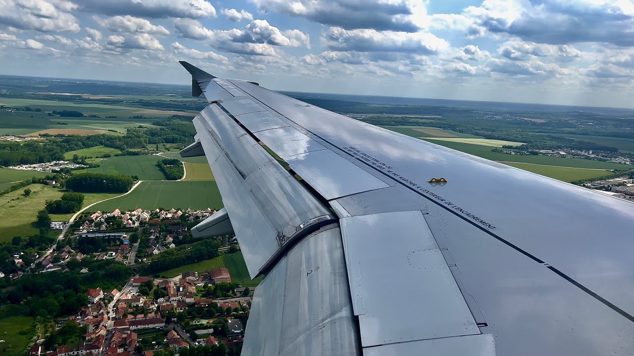 [4K] &ndash; Beautiful & Firm Paris Landing &ndash; Air France &ndash; Airbus A318-100 &ndash; CDG &ndash; F-GUGI &ndash; SCS Ep. 708