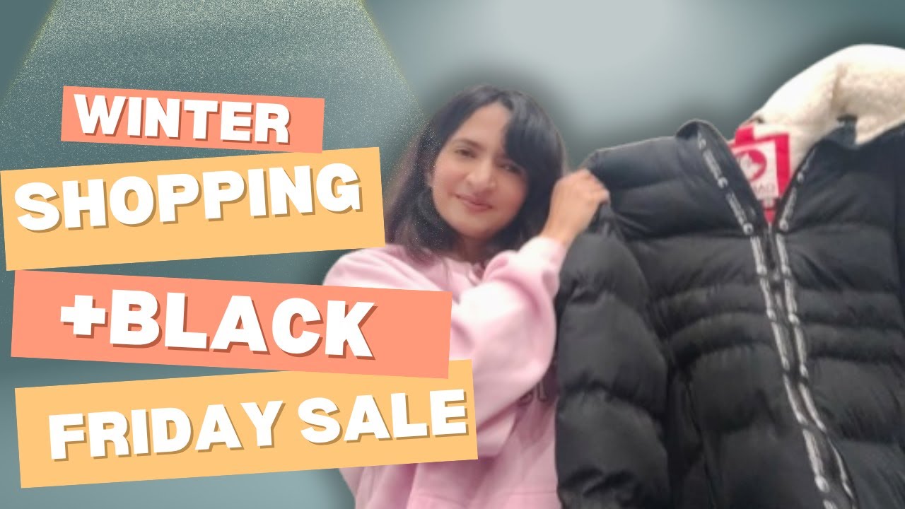 Black Friday Winter Shopping in canada