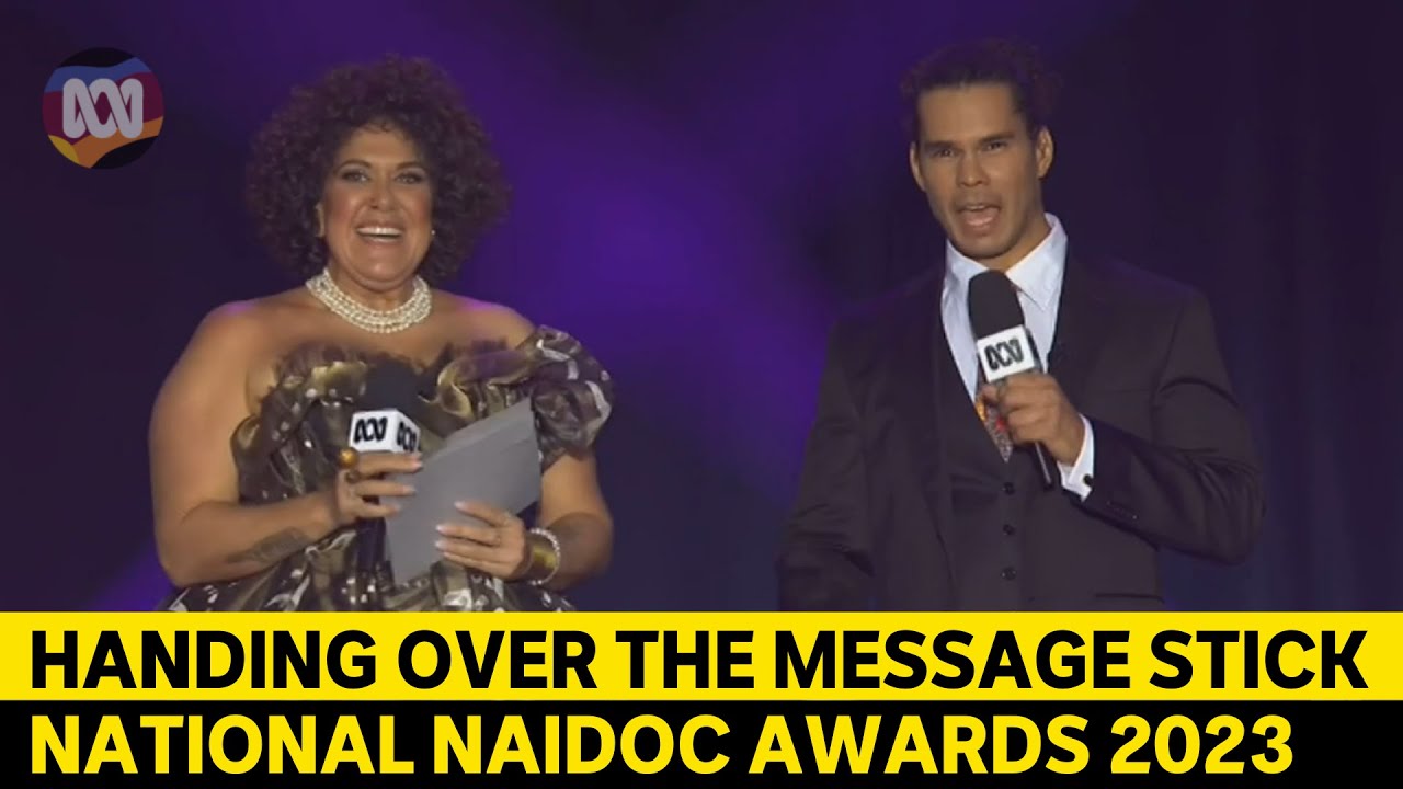 National NAIDOC Awards | Handing over the Message Stick