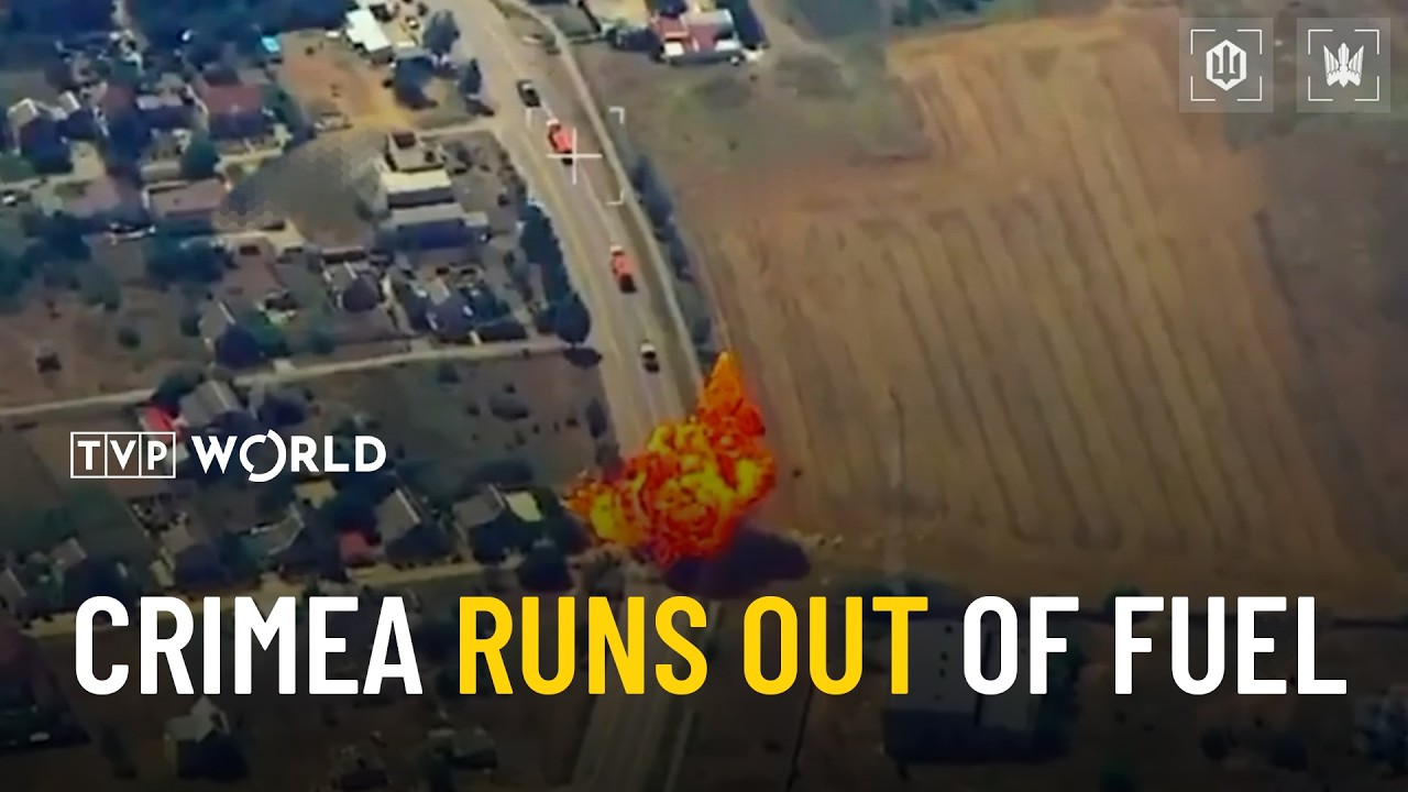 Ukraine burns Russia&rsquo;s fuel convoy en route to Crimea | Military Mind
