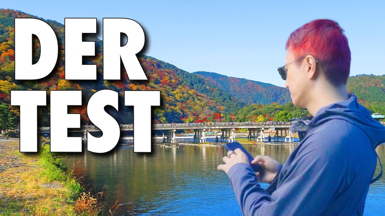 Japaner pr&uuml;ft mobiles Internet f&uuml;r die Japanreise: Beste eSIM #holafly #airalo #saily