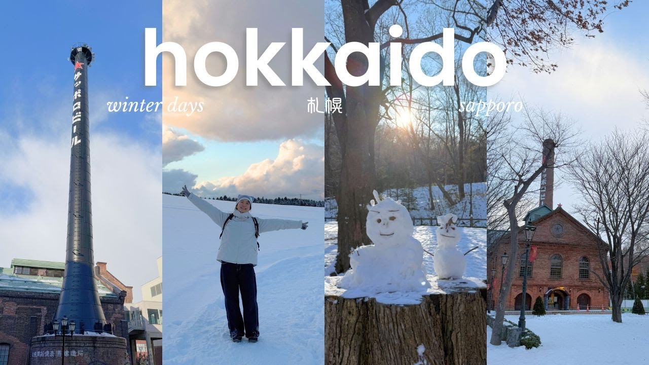 winter days in hokkaido ☃️ 3 days itinerary sapporo, otaru