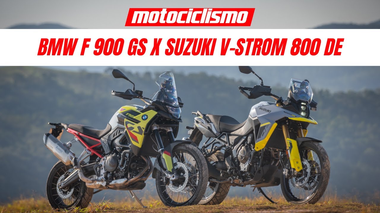 Comparativo de peso! Veja a briga da BMW F 900 GS Plus contra a Suzuki V-Strom 800 DE