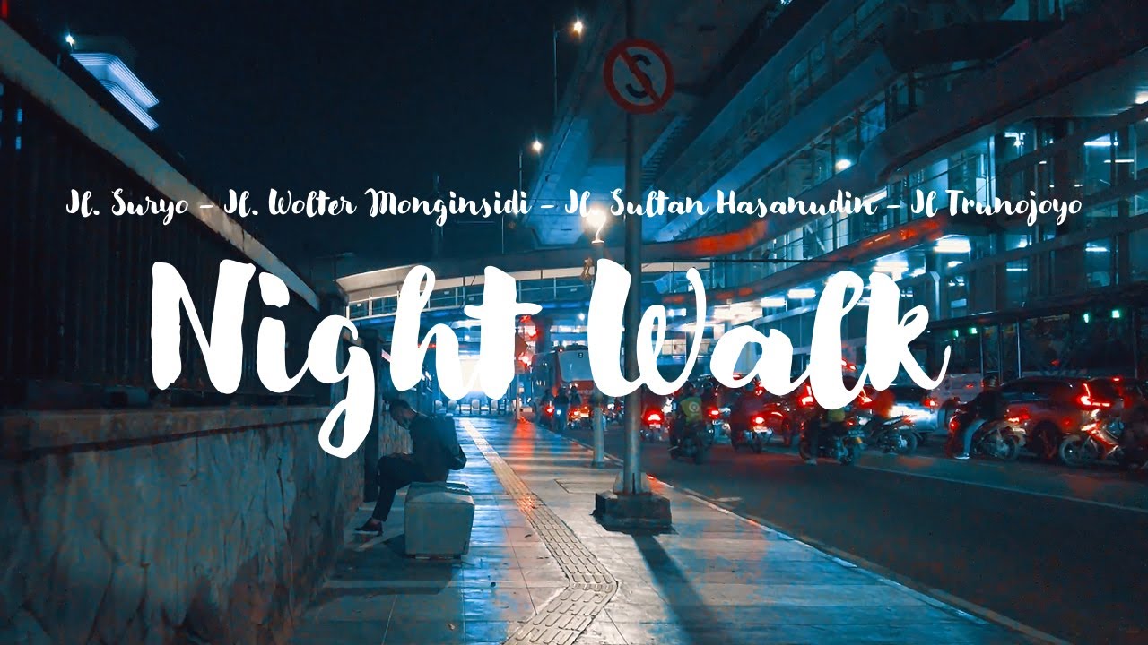 4K |  Exploring the sidewalks of the South Jakarta