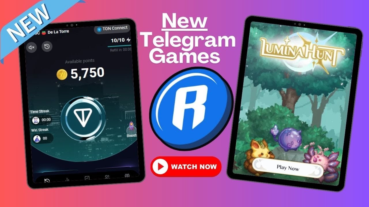 New Telegram Games Under Ronin Network - Wow3 Coin Flip and Lumina Hunt