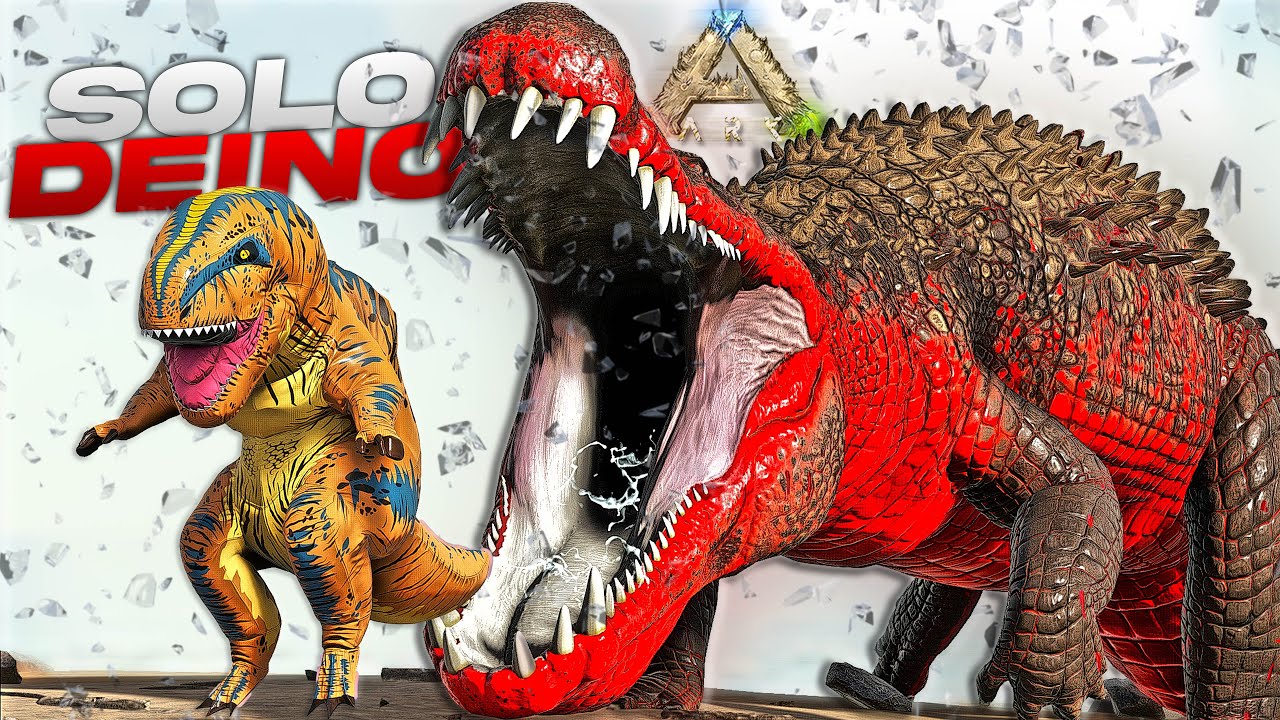 ARK pero REEMPLACÉ cada DINO por un DEINOSUCHUS...