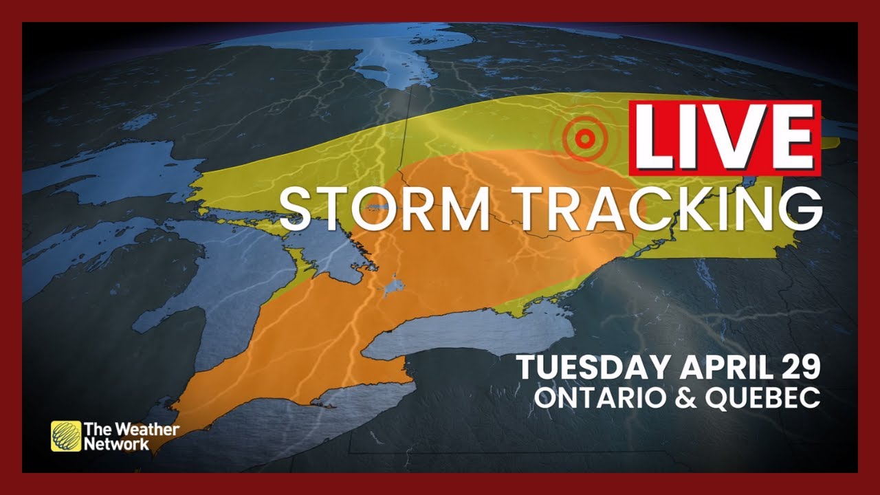 LIVE TRACKING: Severe Storm Risk in Southern Ontario Includes Tornado Threat