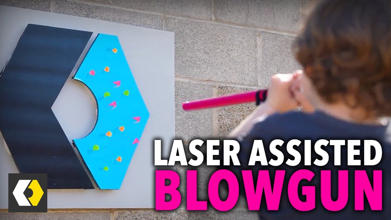 Making a Laser Assisted Blowgun