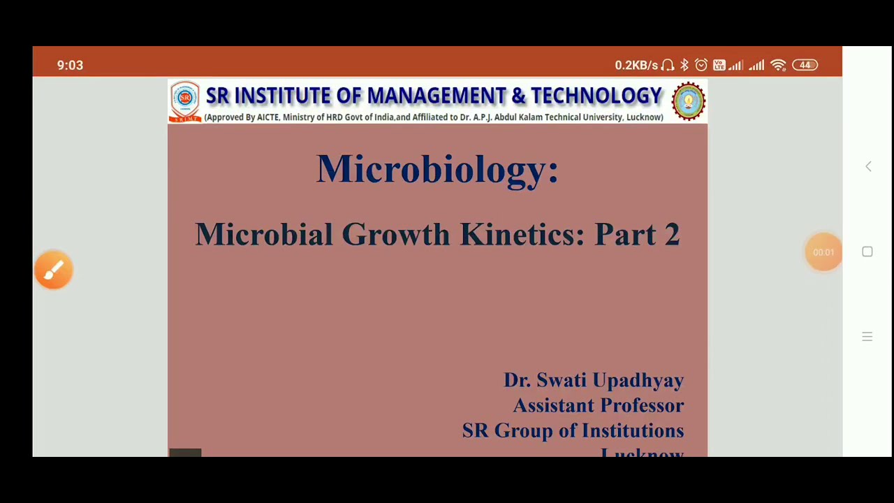 Microbial growth kinetics: Part 2