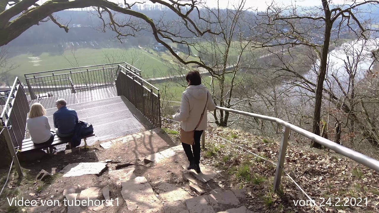 Weser-Skywalk bei Bad Karlshafen am 24. 2. 2021, von tubehorst1