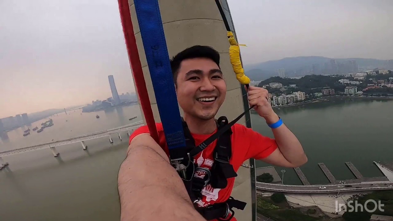 Macau tower : Bungy jump