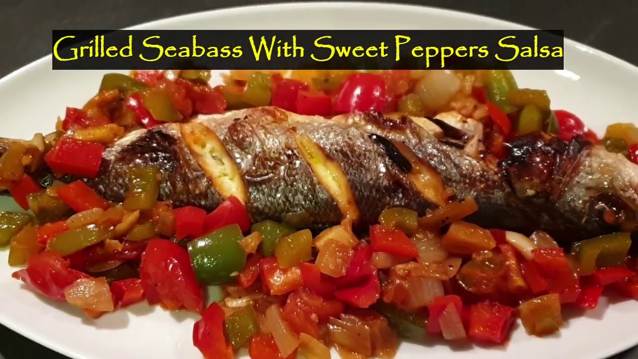 Gilled Sea Bass With Sweet Peppers/The Cooker