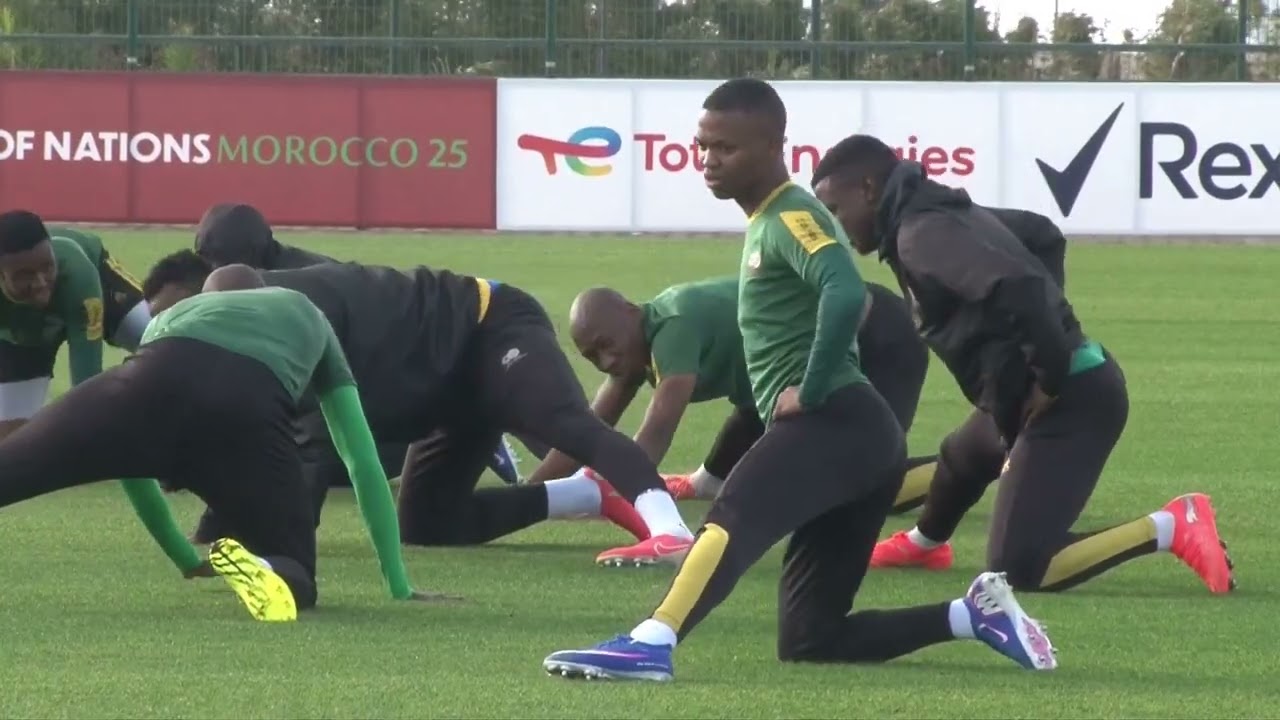 South Africa train ahead of meeting Cameroon in last 16 of Africa Cup of Nations