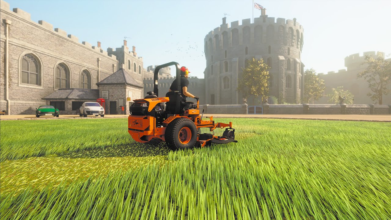 This AMAZING New Lawn Mowing Simulator is EXACTLY What We Needed | Lawn Mowing Simulator Gameplay