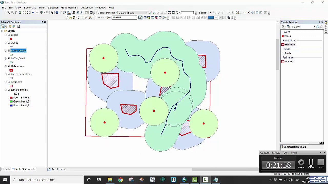 Getting started with ArcGIS : Spatial Analysis -Analyse spatiale en mode vecteur