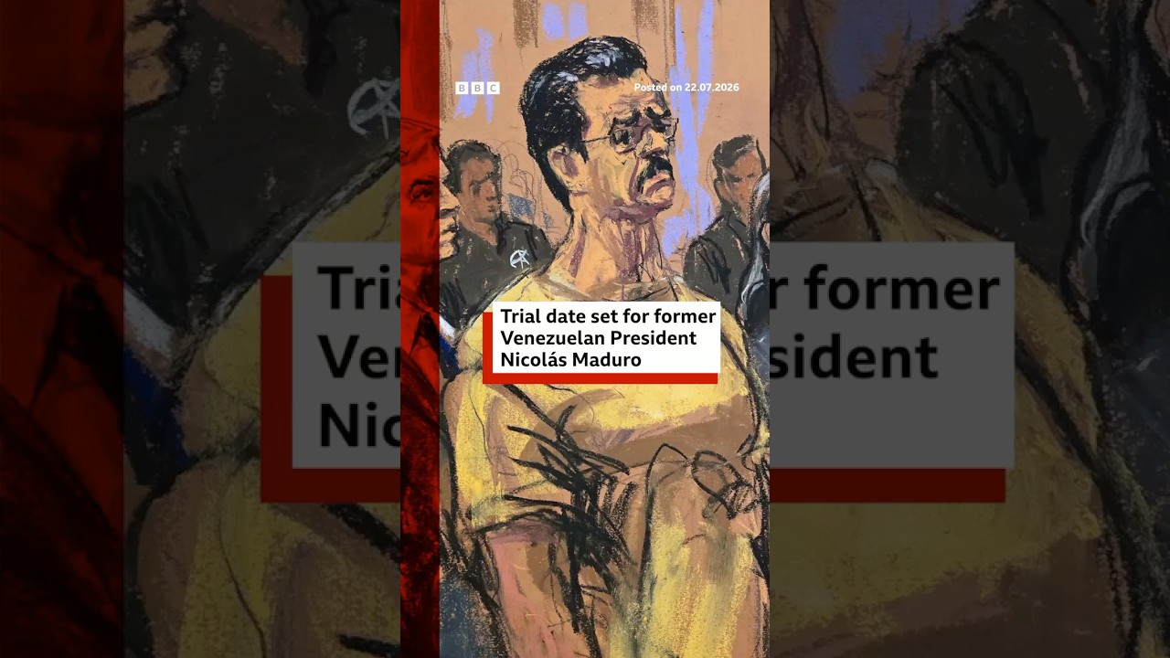 Trial date set for Former Venezuelan president Nicol&aacute;s Maduro and Cilia Flores. #BBCNews