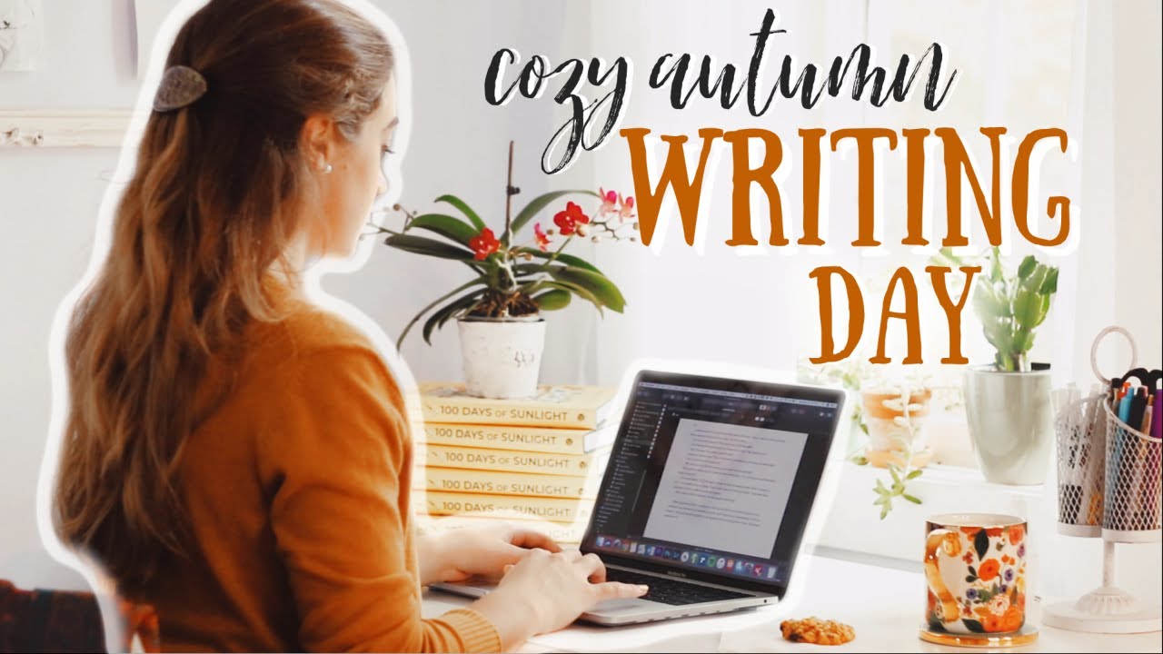 a cozy autumn writing day 🍂 vlog