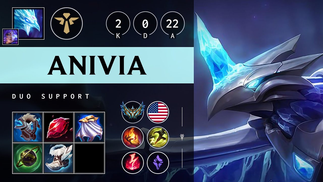Anivia Support vs Nami - NA Challenger Patch 25.16