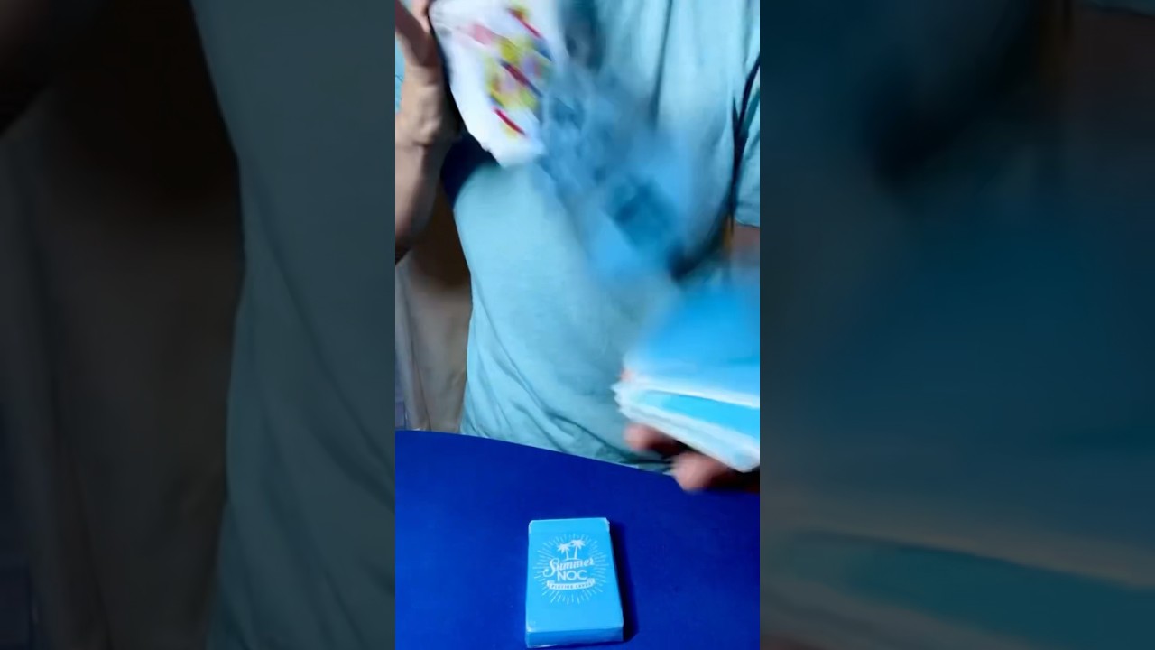 Here is a short summer video with NOC Summer playing deck of cards for you🩵