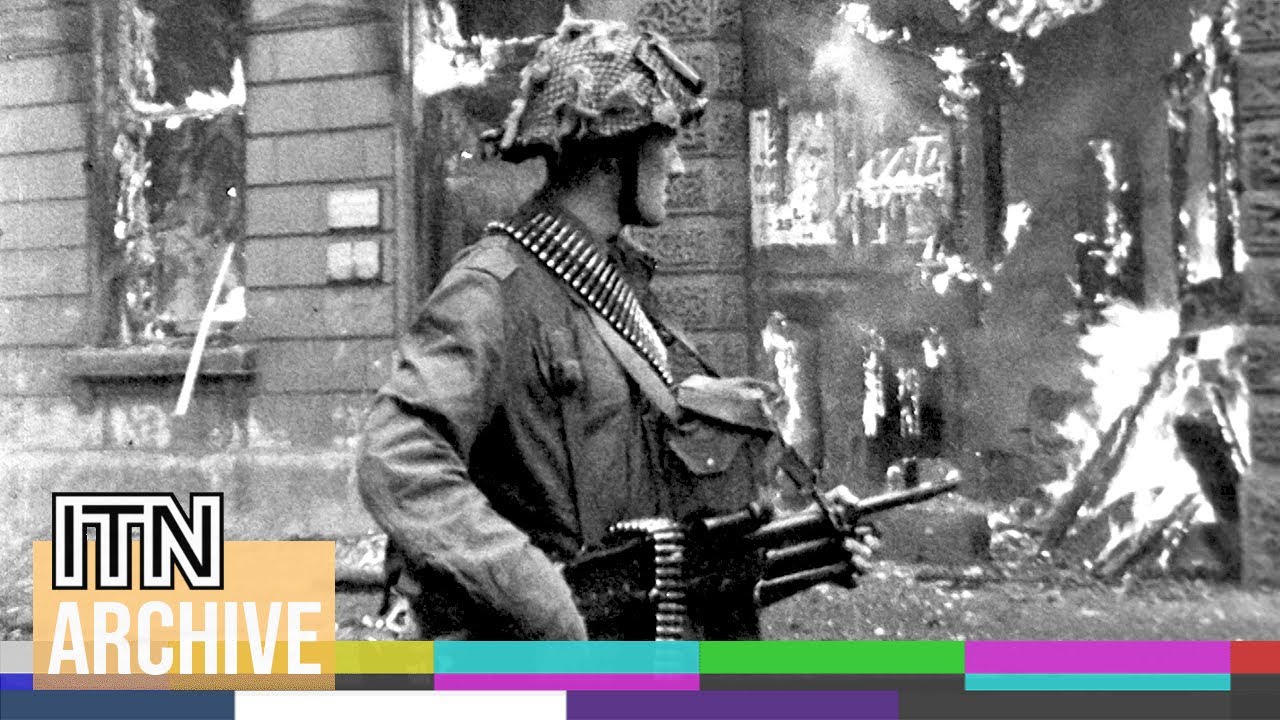 The Start of the Troubles | Battle of the Bogside, Belfast Riots and Operation Banner Footage (1969)